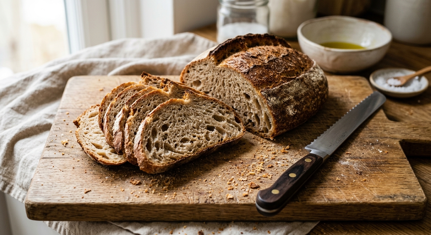Bread Knives: Serrations, Length, and Crumb Control kitchen editorial image