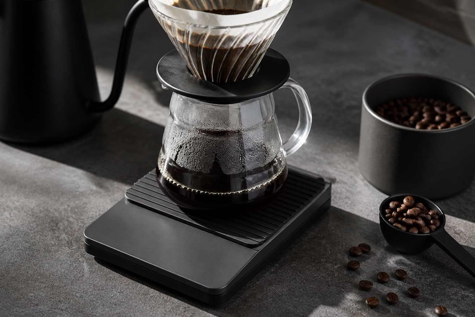 Coffee Scale or Scoop? How Precise Do You Need to Be? kitchen editorial image