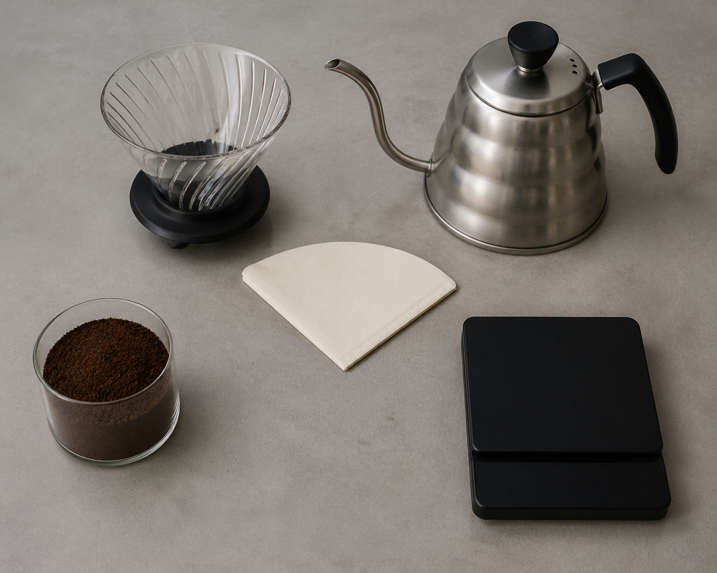 A Filter Coffee Starter Kit That Does Not Take Over the Kitchen kitchen editorial image
