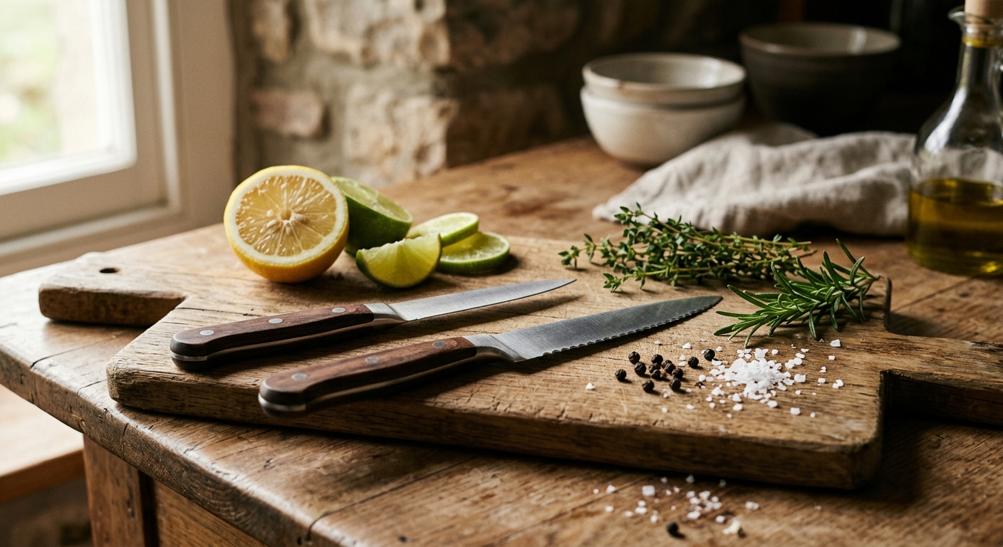 Paring Knife or Utility Knife? Where Each Makes Sense kitchen editorial image