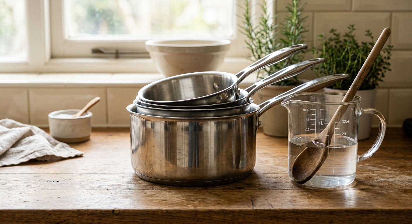 The Saucepan Sizes Actually Worth Owning kitchen editorial image